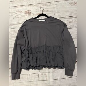 Altar'd State Charcoal Pullover